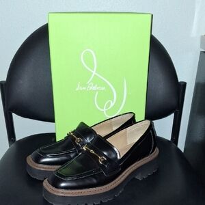 Sam Edelman Black and Brown Loafers for Women